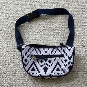 Ivory Ella Blue and Pink Fanny Pack with Stylish Design